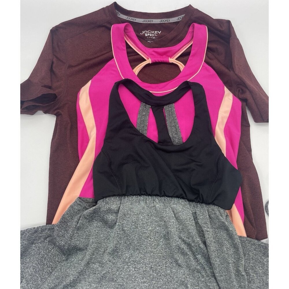 Avia Champion Jockey Lot Of 3 S Womens Racerback Fitness Tank Top Shirt Running